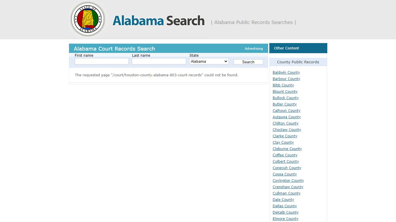 Houston County, Alabama – Court Records | Alabama - AL Search